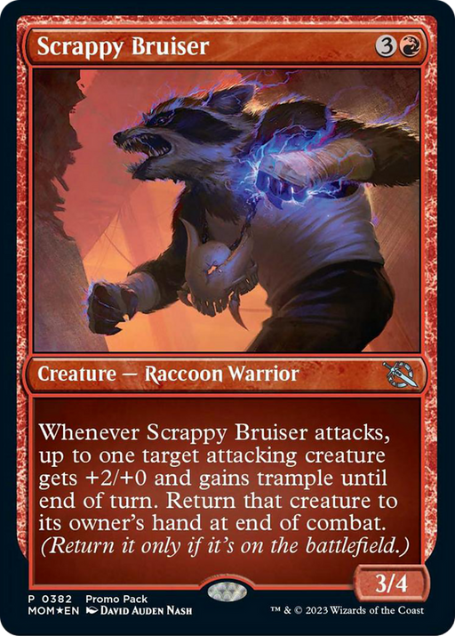 Scrappy Bruiser (PPMOM-382) [March of the Machine] Foil MTG Single Wizards of the Coast