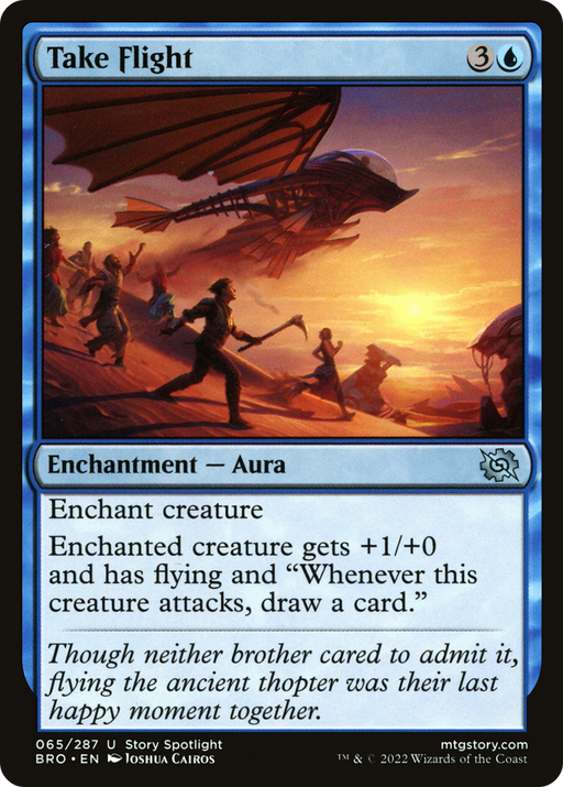 Take Flight (BRO-065) [The Brothers' War] Foil MTG Single Wizards of the Coast