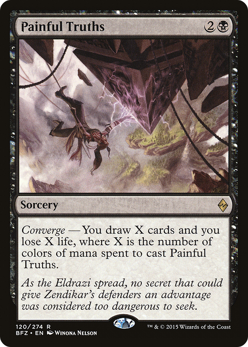 Painful Truths (BFZ-120) [Battle for Zendikar] Foil MTG Single Wizards of the Coast