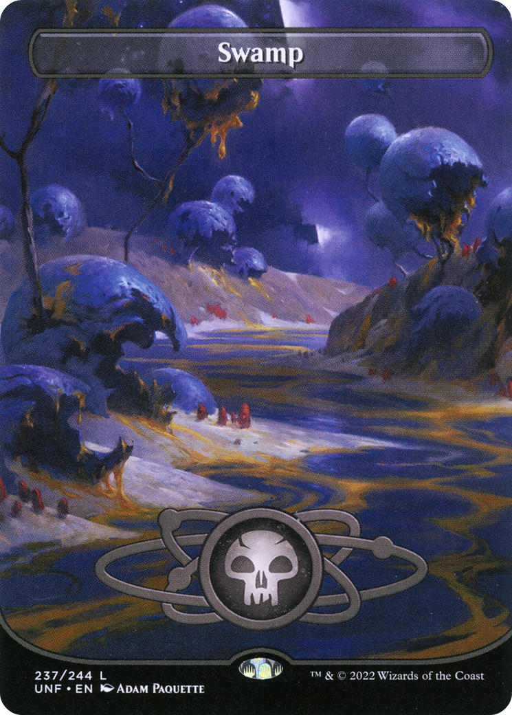 Swamp (237) (UNF-237) [Unfinity] (Borderless) MTG Single Wizards of the Coast