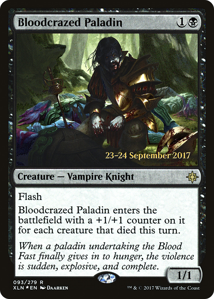 Bloodcrazed Paladin (PRE-093) [Ixalan Promos] Foil MTG Single Wizards of the Coast