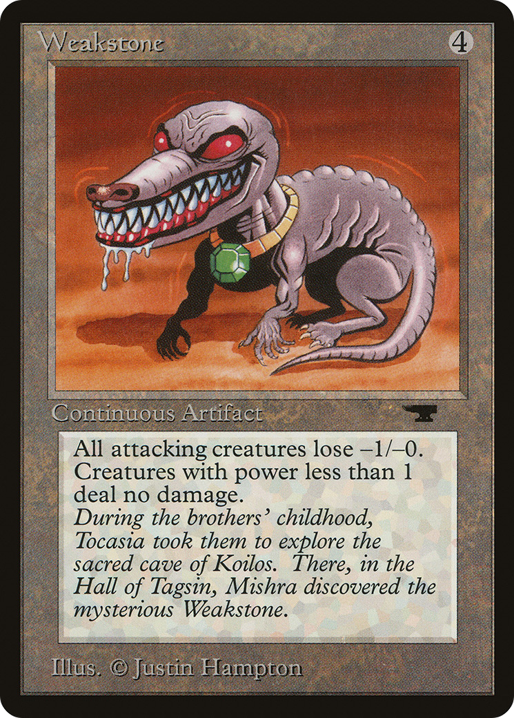 Weakstone (ATQ-) [Oldschool] Antiquities MTG Single Wizards of the Coast
