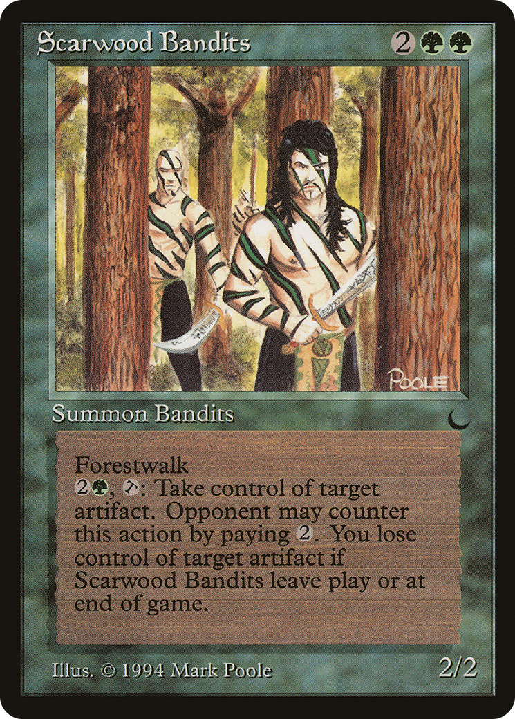 Scarwood Bandits (DRK-085) [Oldschool] The Dark MTG Single Wizards of the Coast