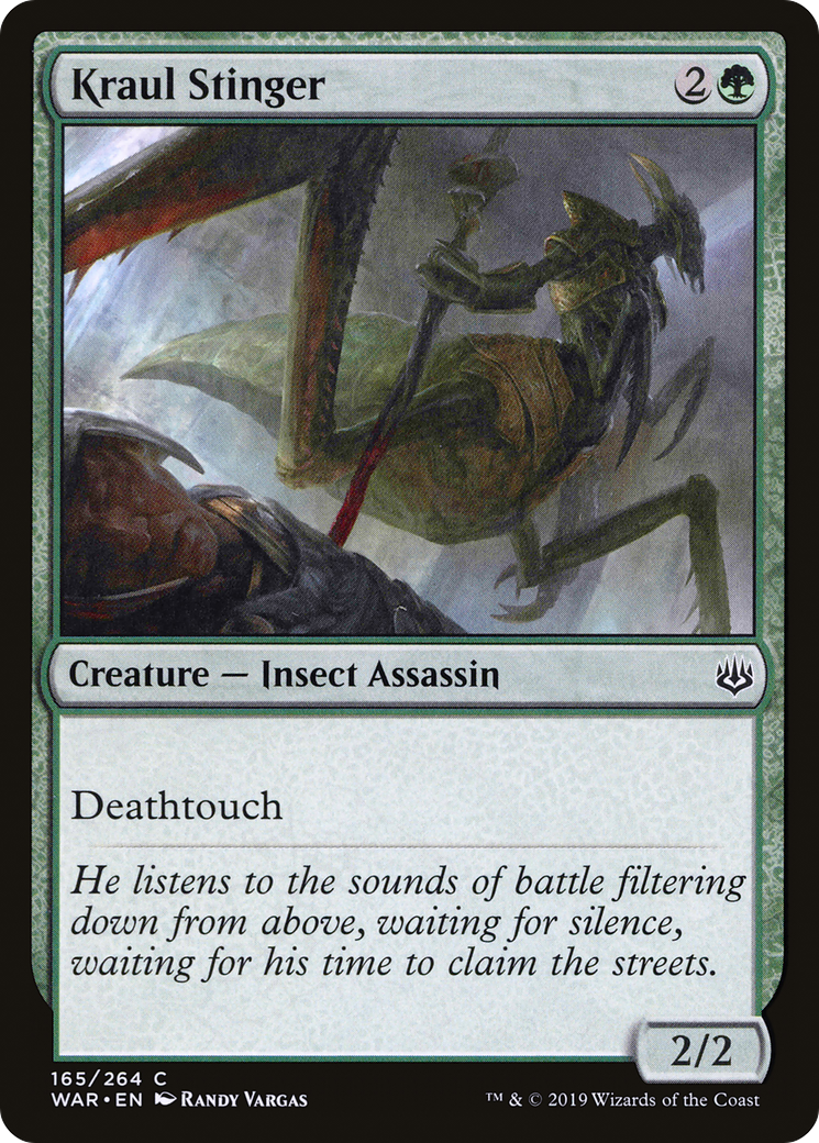 Kraul Stinger (WAR-165) [War of the Spark] MTG Single Wizards of the Coast