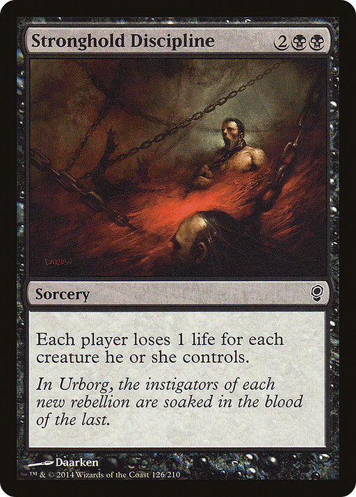 Stronghold Discipline (CNS-126) [Conspiracy] MTG Single Wizards of the Coast