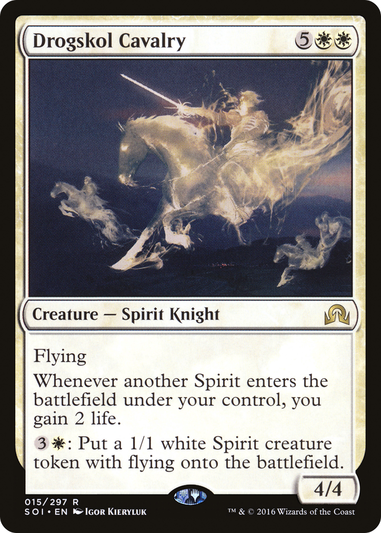 Drogskol Cavalry (SOI-015) [Shadows over Innistrad] Foil MTG Single Wizards of the Coast