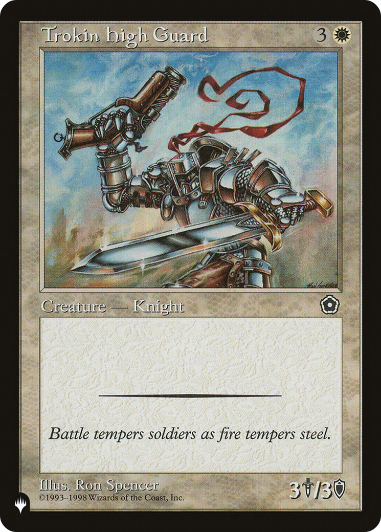 Trokin High Guard (LIST-P02-26) [Mystery Booster] The List MTG Single Wizards of the Coast