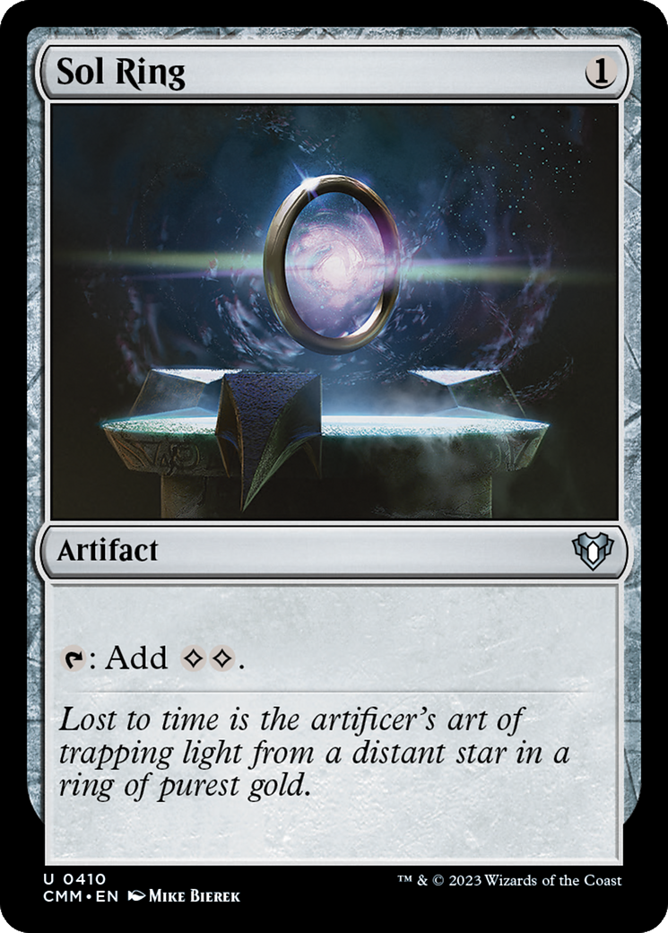 Sol Ring (CMM-410) [Commander Masters] MTG Single Wizards of the Coast