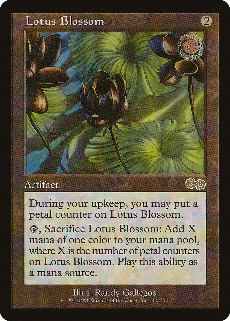 Lotus Blossom (USG-300) [Urza's Saga] MTG Single Wizards of the Coast