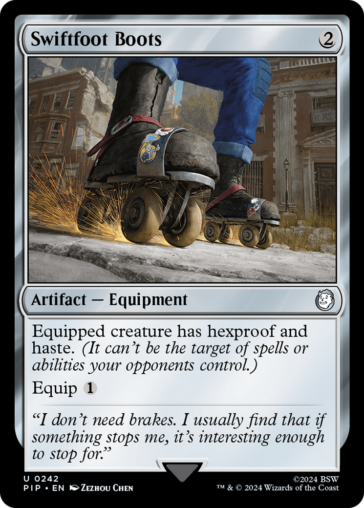 Swiftfoot Boots (PIP-242) [Fallout] Foil MTG Single Wizards of the Coast