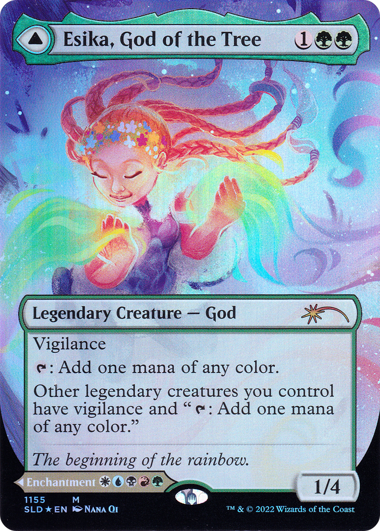 Esika, God of the Tree (SLD-1155) [Secret Lair] Drop (Borderless) Foil MTG Single Wizards of the Coast