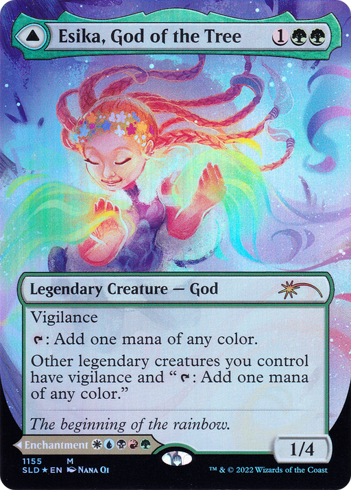 Esika, God of the Tree (SLD-1155) [Secret Lair] Drop (Borderless) Foil MTG Single Wizards of the Coast