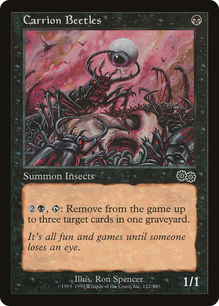 Carrion Beetles (USG-122) [Urza's Saga] MTG Single Wizards of the Coast