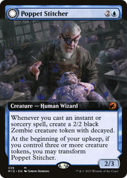 Poppet Stitcher (MID-339) [Innistrad: Midnight Hunt] (Extended Art) Foil MTG Single Wizards of the Coast