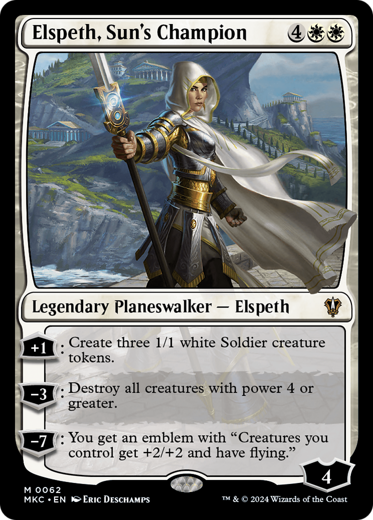 Elspeth, Sun's Champion (MKC-062) [Murders at Karlov Manor Commander] MTG Single Wizards of the Coast