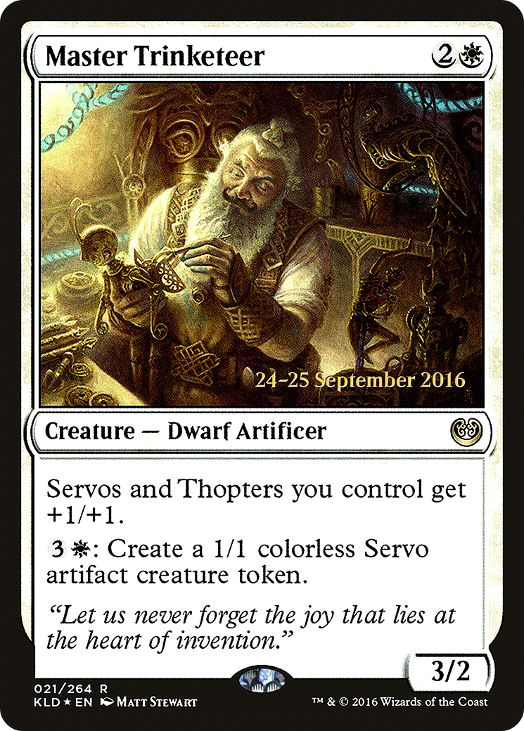Master Trinketeer (PRE-021) [Kaladesh Promos] Foil MTG Single Wizards of the Coast