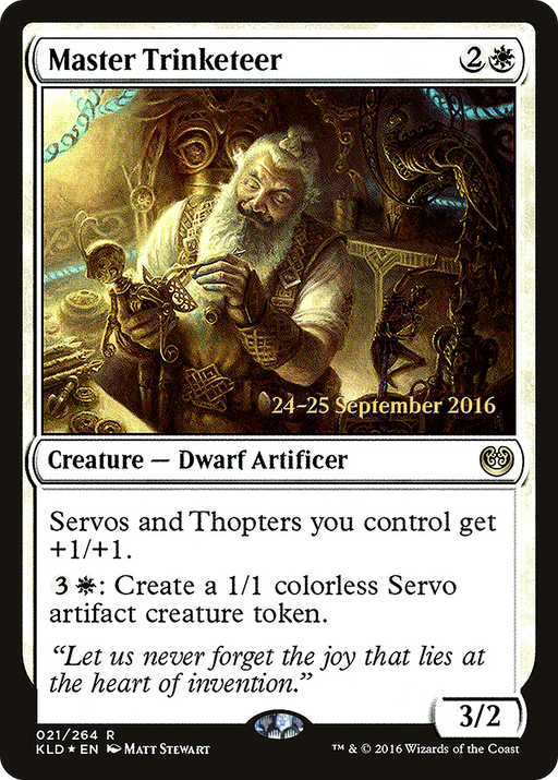Master Trinketeer (PRE-021) [Kaladesh Promos] Foil MTG Single Wizards of the Coast