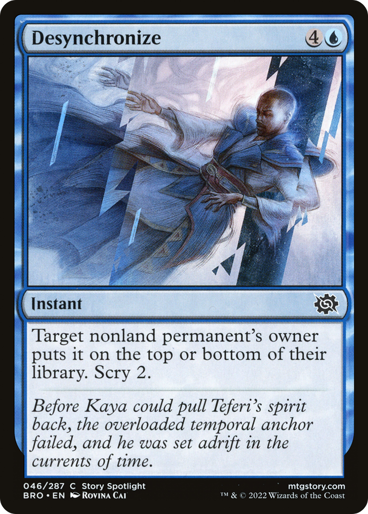 Desynchronize (BRO-046) [The Brothers' War] Foil MTG Single Wizards of the Coast