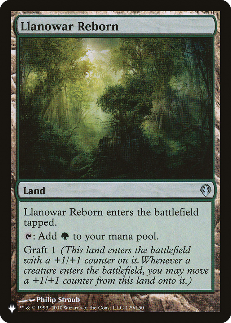Llanowar Reborn (LIST-ARC-129) [Mystery Booster] The List MTG Single Wizards of the Coast