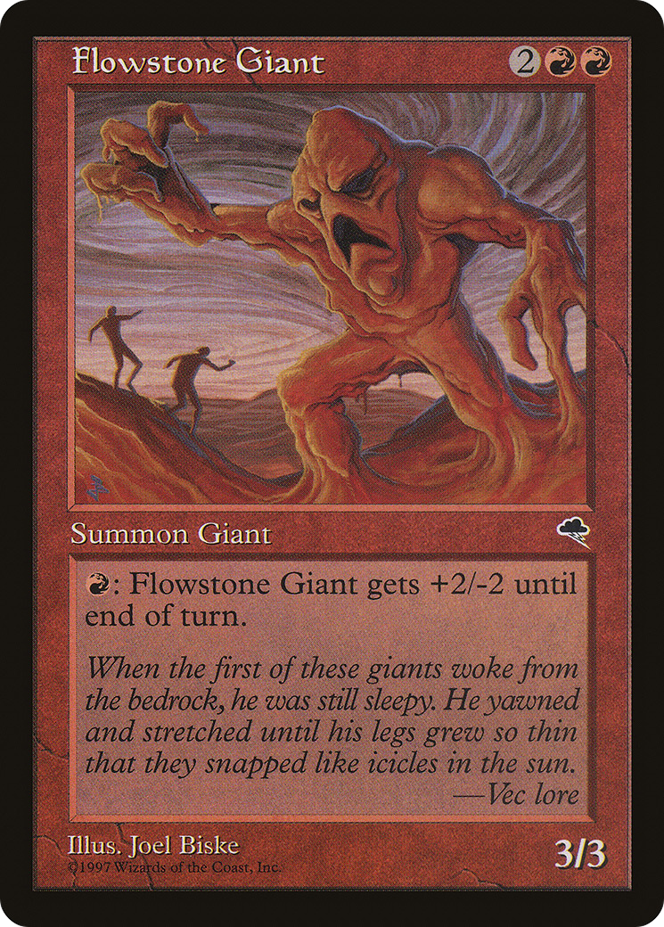 Flowstone Giant (TMP-174) [Tempest] MTG Single Wizards of the Coast