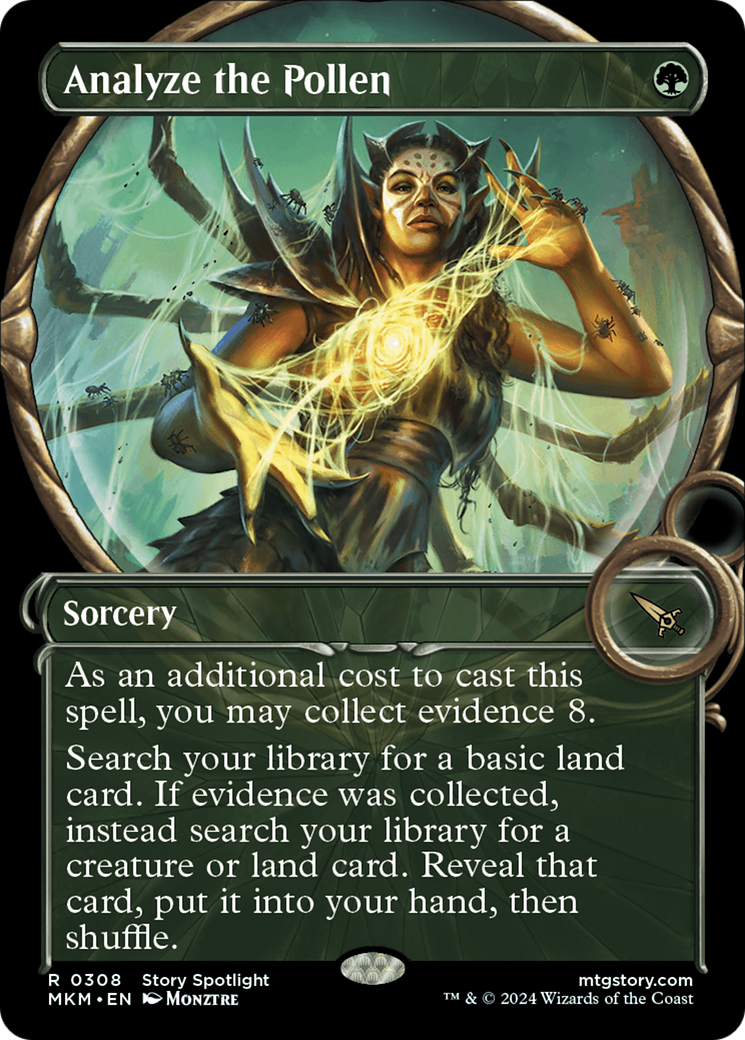 Analyze the Pollen (MKM-308) [Murders at Karlov Manor] (Showcase) MTG Single Wizards of the Coast