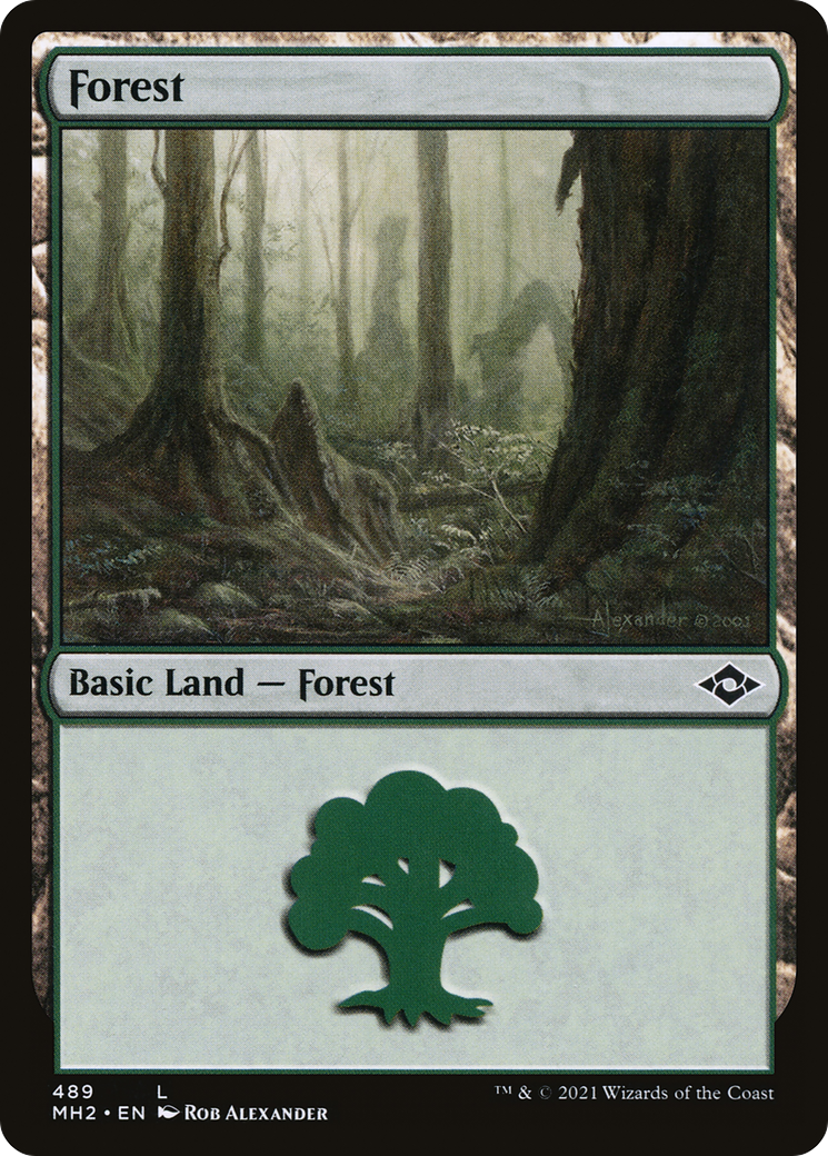 Forest (MH2-489) [Modern Horizons 2] MTG Single Modern Horizons 2