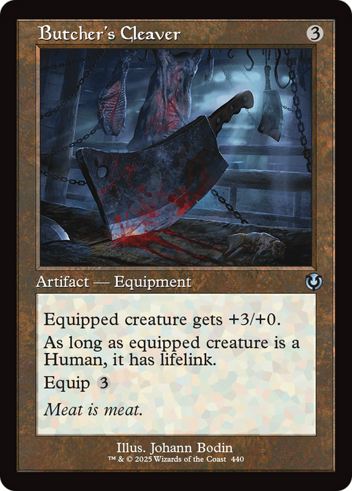 Butcher's Cleaver (INR-440) [Innistrad Remastered] MTG Single Wizards of the Coast