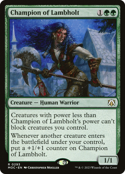 Champion of Lambholt (MOC-293) [March of the Machine Commander] MTG Single Wizards of the Coast