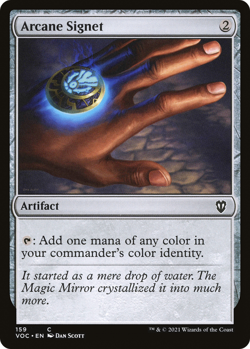 Arcane Signet (VOC-159) [Crimson Vow Commander] MTG Single Wizards of the Coast