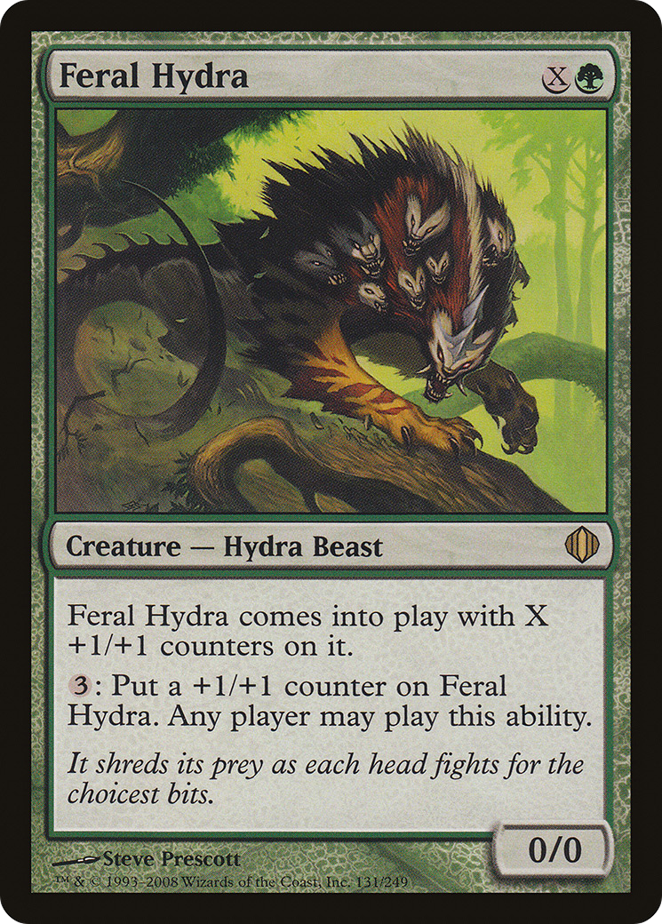 Feral Hydra (ALA-131) [Shards of Alara] MTG Single Wizards of the Coast