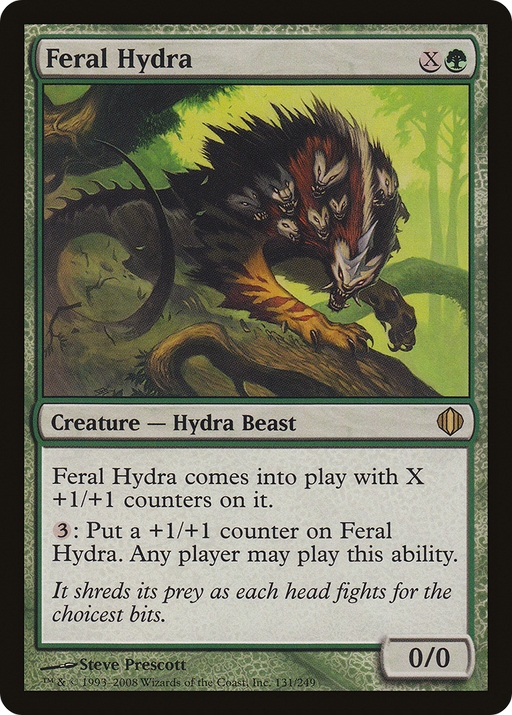 Feral Hydra (ALA-131) [Shards of Alara] Foil MTG Single Wizards of the Coast