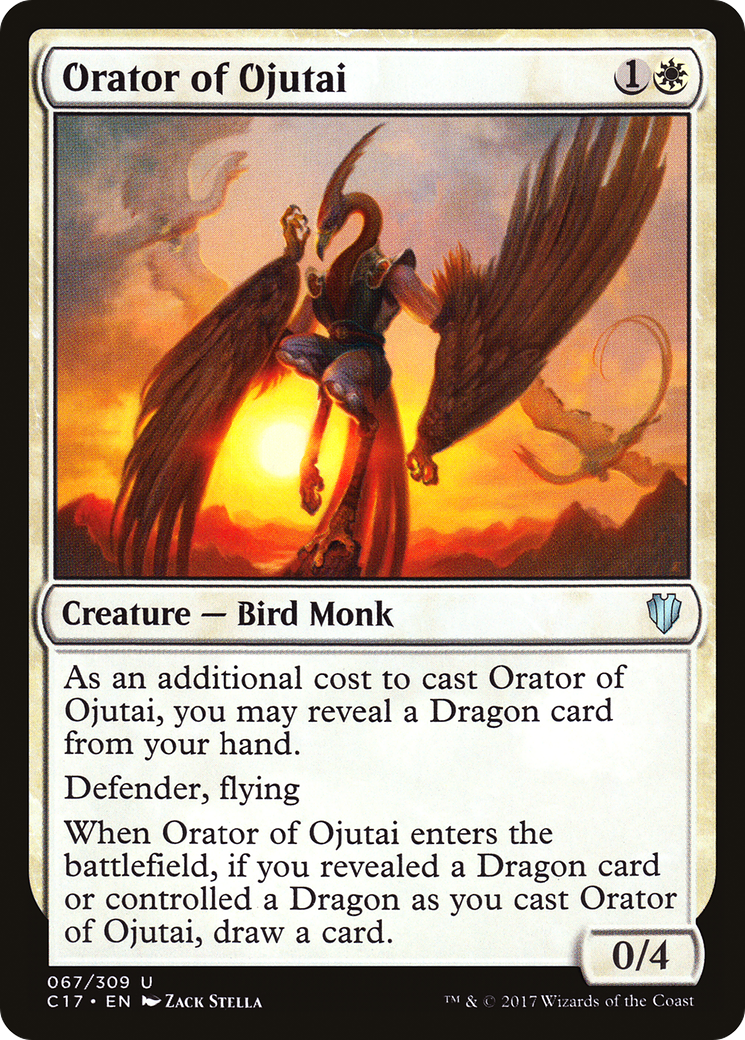 Orator of Ojutai (C17-067) [Commander 2017] MTG Single Wizards of the Coast