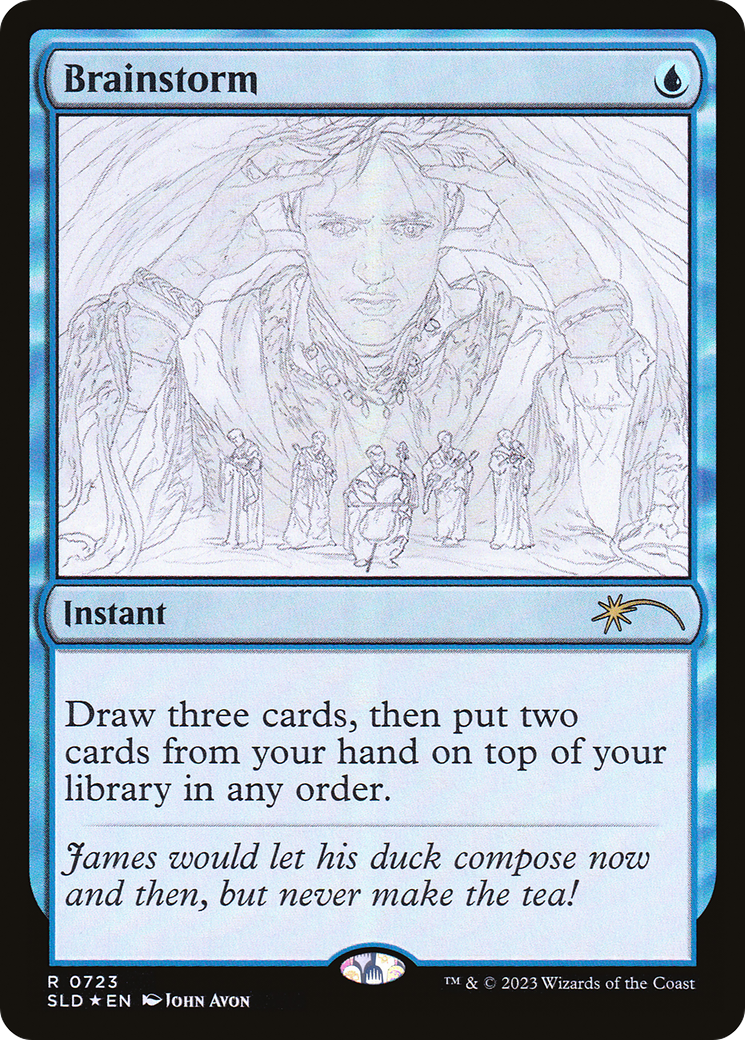 Brainstorm (0723) (Sketch Showcase) (SLD-723) [Secret Lair Drop]
