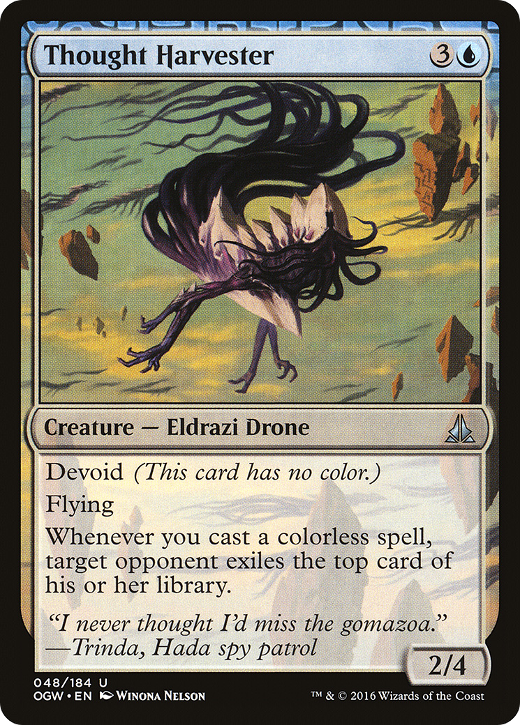 Thought Harvester (OGW-048) [Oath of the Gatewatch] Foil MTG Single Wizards of the Coast