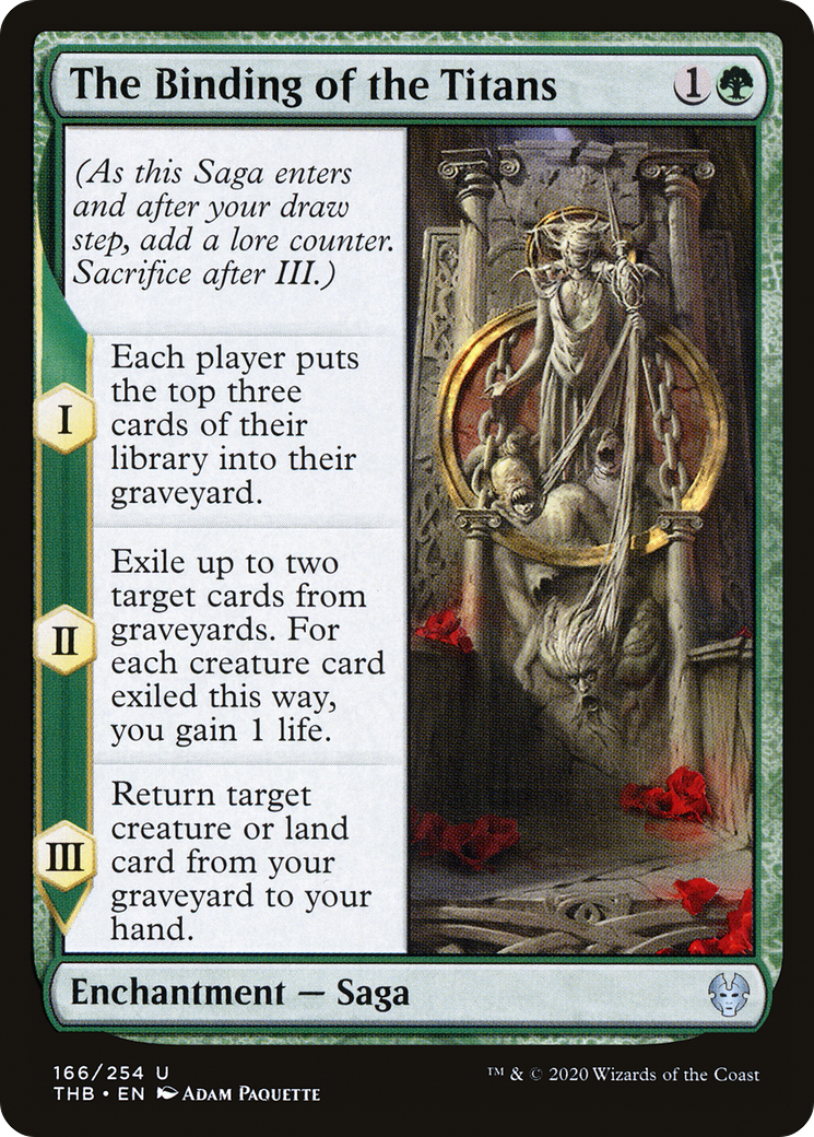 The Binding of the Titans (THB-166) [Theros Beyond Death] MTG Single Wizards of the Coast