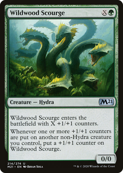 Wildwood Scourge (M21-214) [Core Set 2021] MTG Single Wizards of the Coast