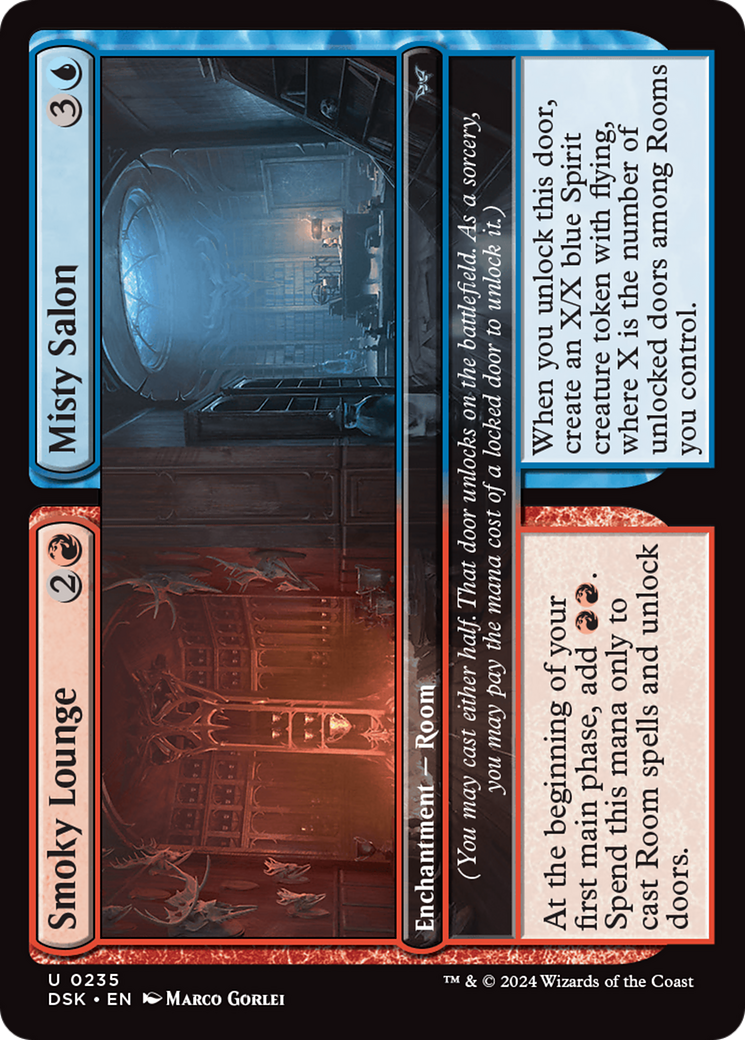 Smoky Lounge // Misty Salon (DSK-235) [Duskmourn: House of Horror] MTG Single Wizards of the Coast