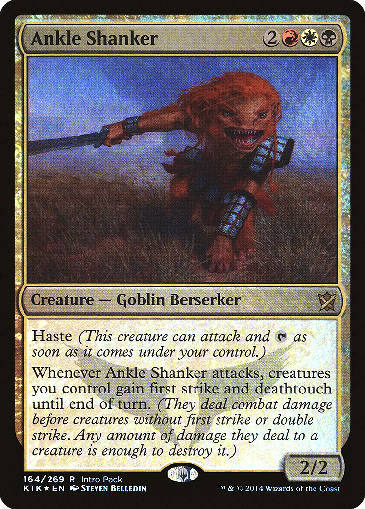 Ankle Shanker (UMP-164) [Khans of Tarkir Promos] Foil MTG Single Wizards of the Coast