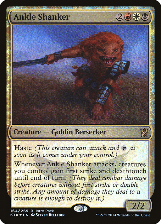 Ankle Shanker (UMP-164) [Khans of Tarkir Promos] Foil MTG Single Wizards of the Coast