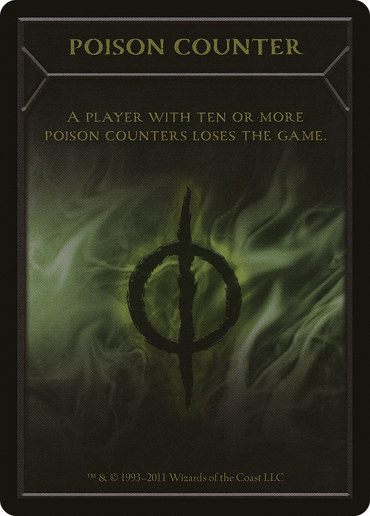 Poison Counter (NPH-005) [Tokens] New Phyrexia Tokens MTG Single Wizards of the Coast