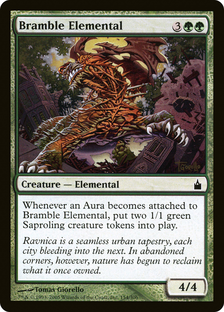 Bramble Elemental (RAV-154) [Ravnica: City of Guilds] Foil MTG Single Wizards of the Coast