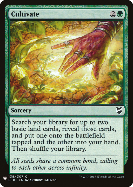 Cultivate (C18) (LIST-138) [Mystery Booster] The List MTG Single Wizards of the Coast