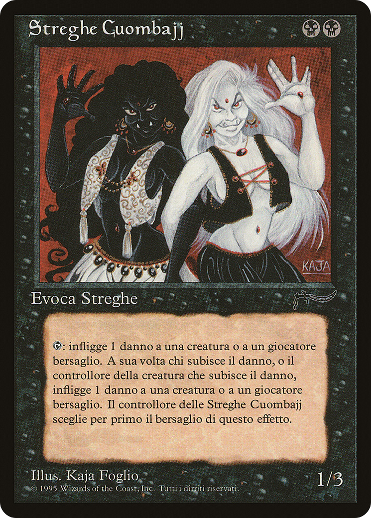 Cuombajj Witches (Italian) - "Streghe Cuomabajj" (REN-) [Misc] Rinascimento MTG Single Wizards of the Coast