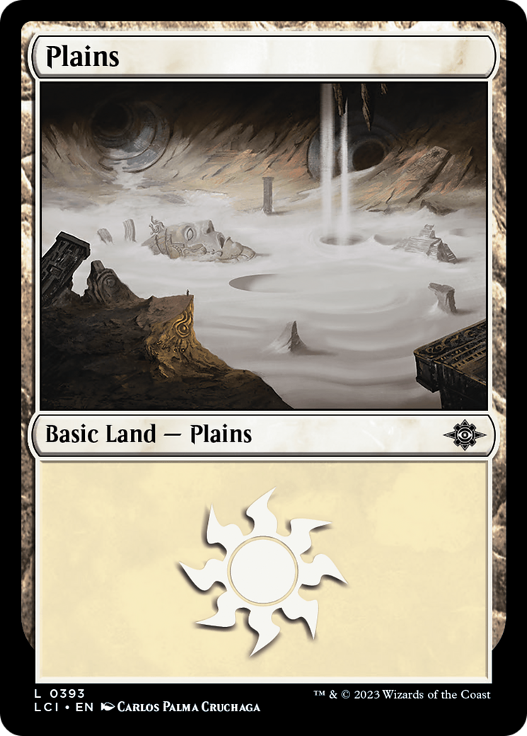Plains (0393) (LCI-393) [The Lost Caverns of Ixalan] Foil MTG Single Wizards of the Coast