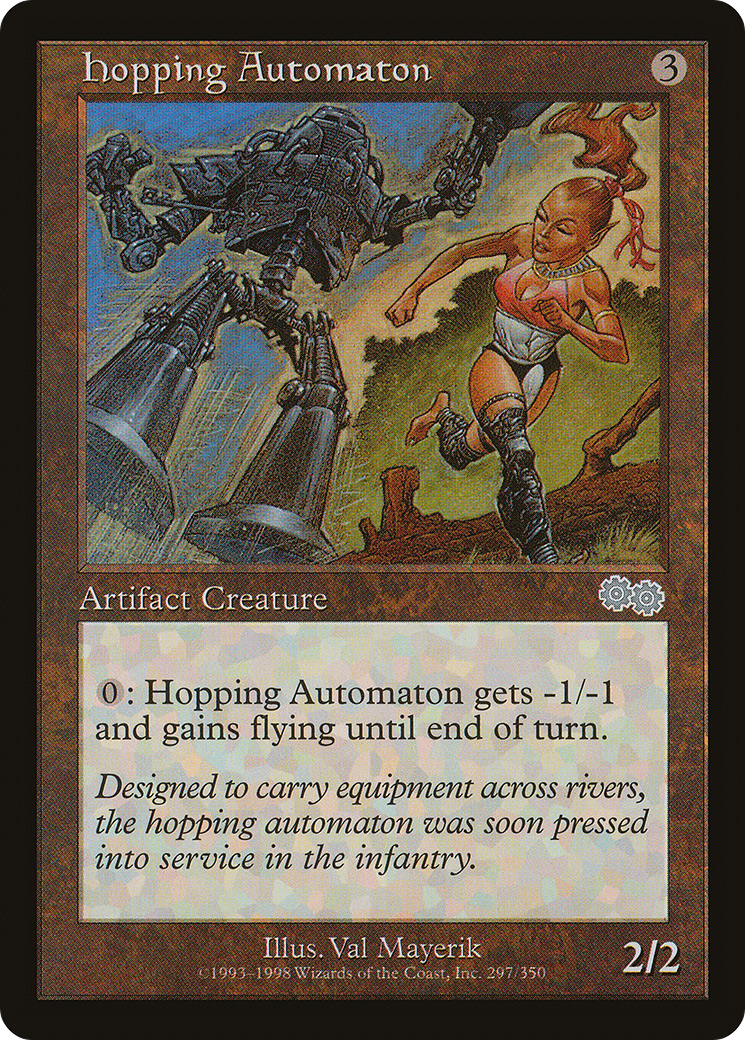 Hopping Automaton (USG-297) [Urza's Saga] MTG Single Wizards of the Coast