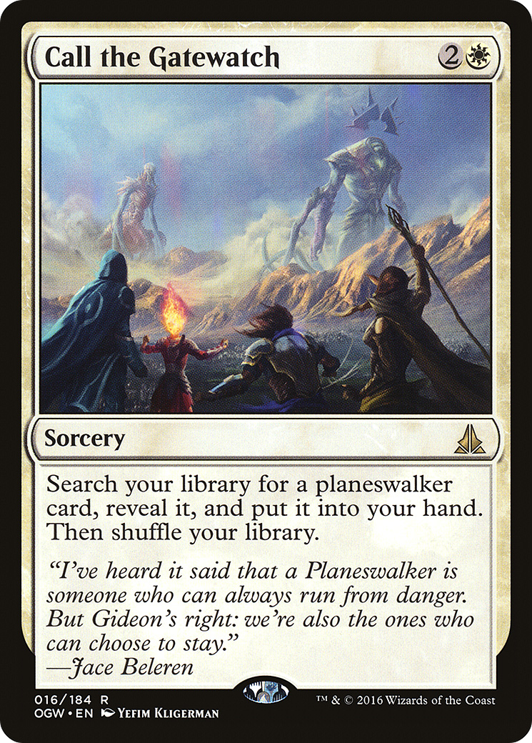 Call the Gatewatch (OGW-016) [Oath of the Gatewatch] Foil MTG Single Wizards of the Coast