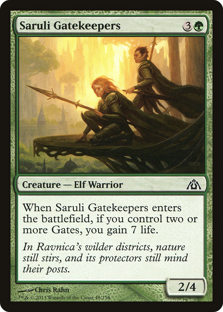 Saruli Gatekeepers (DGM-048) [Dragon's Maze] Foil MTG Single Wizards of the Coast
