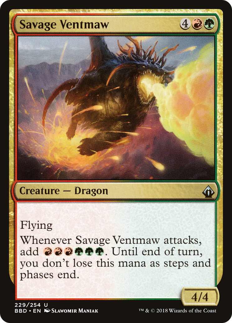 Savage Ventmaw (BBD-229) [Battlebond] Foil MTG Single Wizards of the Coast