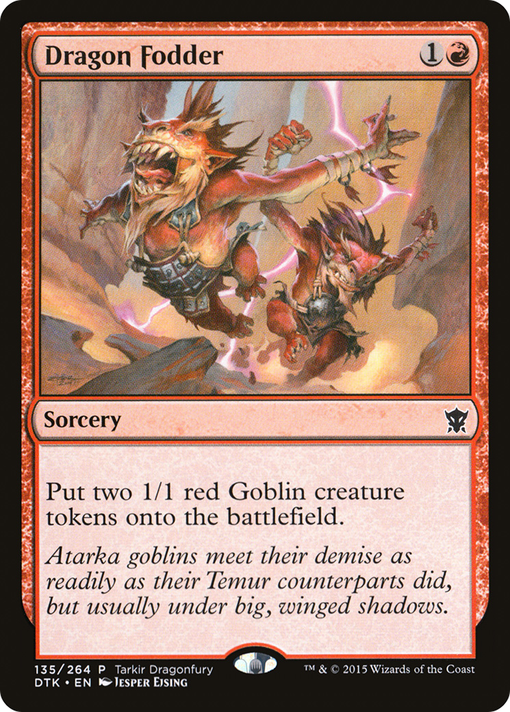 Dragon Fodder (TDP-135) [Tarkir Dragonfury] MTG Single Wizards of the Coast