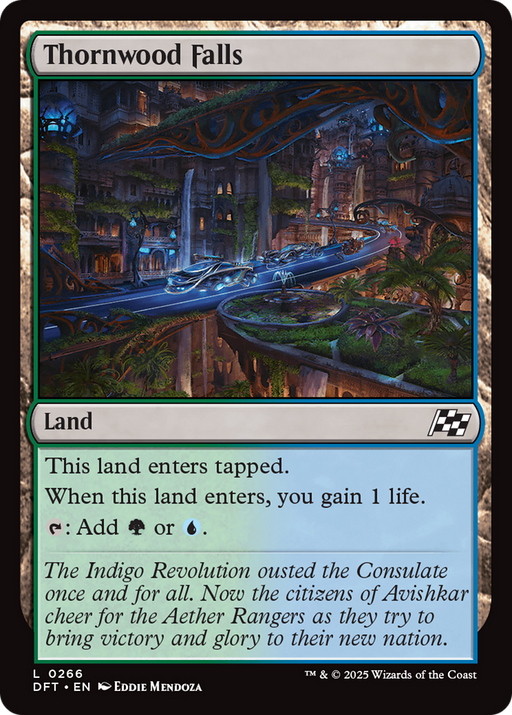 Thornwood Falls (DFT-266) [Aetherdrift] MTG Single Wizards of the Coast